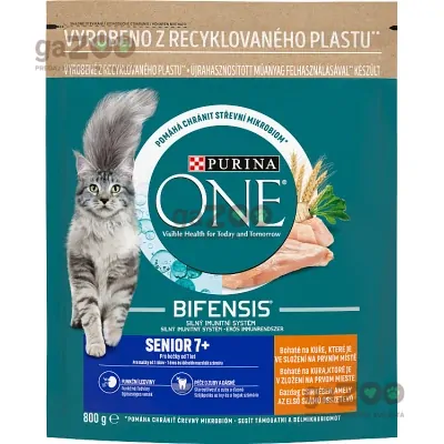 PURINA ONE Senior 7+ bohaté na kura 800g PURINA ONE Senior 7+ bohaté na kura 800g