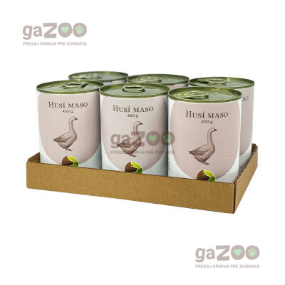 BOHEMIA Husie mäso vo vlastnej šťave 6x400g BOHEMIA Husie mäso vo vlastnej šťave 6x400g