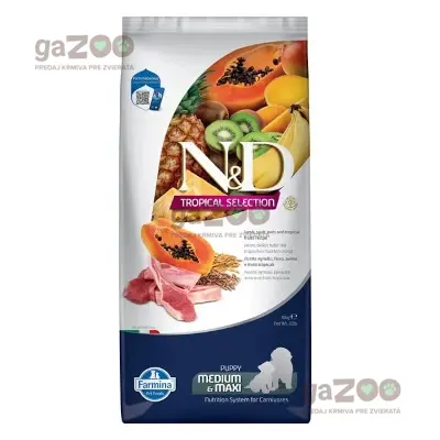 N&D dog TROPICAL SELECTION (AG) puppy medium & maxi, lamb 10kg N&D dog TROPICAL SELECTION (AG) puppy medium & maxi, lamb 10kg