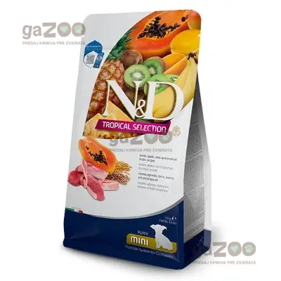 N&D dog TROPICAL SELECTION (AG) puppy mini, lamb 1,5kg N&D dog TROPICAL SELECTION (AG) puppy mini, lamb 1,5kg