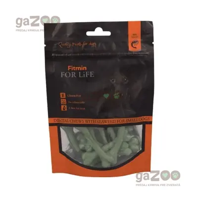 FITMIN For Life dog treat dental chews with seaweed 70g