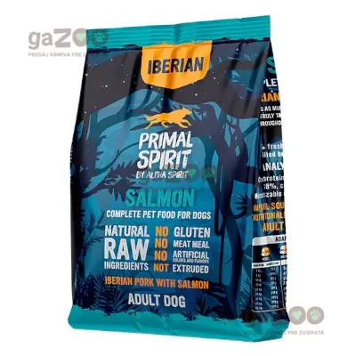 PRIMAL SPIRIT dog Iberian pork with Salmon 1kg PRIMAL SPIRIT dog Iberian pork with Salmon 1kg