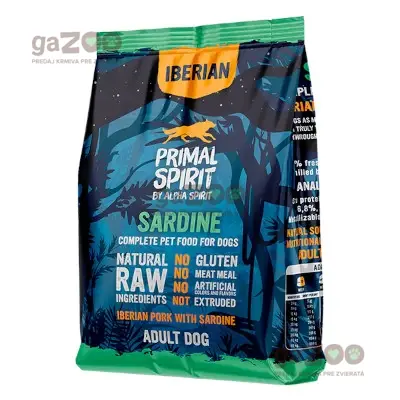 PRIMAL SPIRIT dog Iberian pork with Sardine 1kg PRIMAL SPIRIT dog Iberian pork with Sardine 1kg