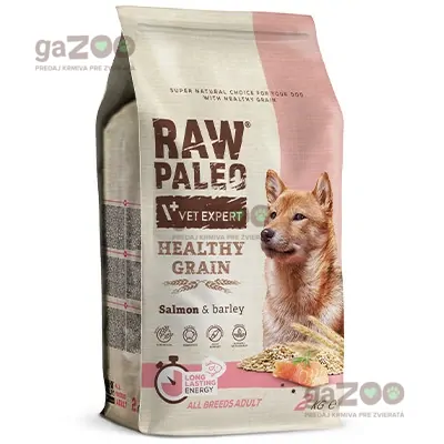 VetExpert Raw Paleo adult Healthy Grain Salmon & Barley 2kg VetExpert Raw Paleo adult Healthy Grain Salmon & Barley 2kg