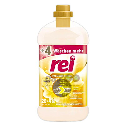 Prací gél na farebnú bielizeň Rei Premium Pflege s argánovým olejom 1,08 L