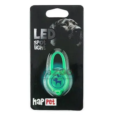 HAPPET LED spot light silicone green 1ks