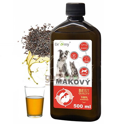 DROMY Makový olej 500 ml