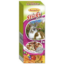 AVICENTRA Tyčinky medové s vitamínmi pre veľké hlodavce 2ks