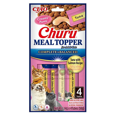 Churu Cat Meal Topper tuniak s lososom 4 x 14 g