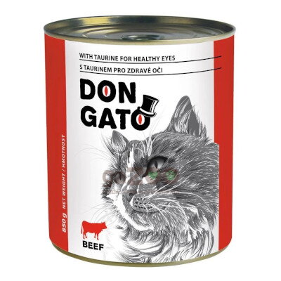 DON GATO cat Hovädzie 850g