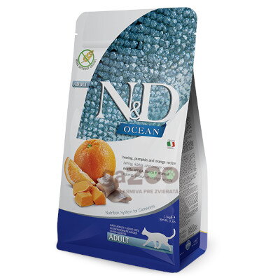 N&D cat Ocean Adult Herring, Pumpkin and Orange 1,5kg