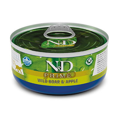 N&D cat Prime Wild Boar & Apple konzerva 70g