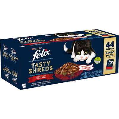 FELIX Tasty Shreds lahodný výber v šťave 44x80g