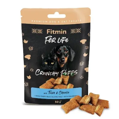 FITMIN For Life Cat biscuits with tuna & cheese 50g