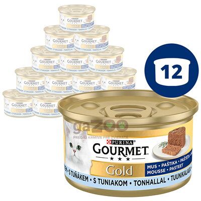 GOURMET Gold paštéta s tuniakom 12x85g
