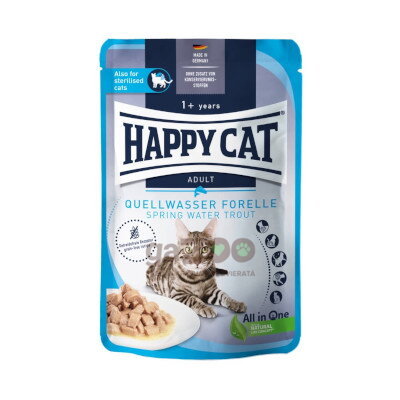 HAPPY CAT kapsička Culinary Quellwasser-Forelle / Pstruh 85g