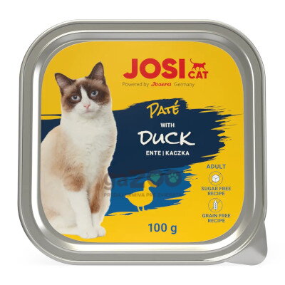 JOSICAT vanička Cat Paté with Duck 100g