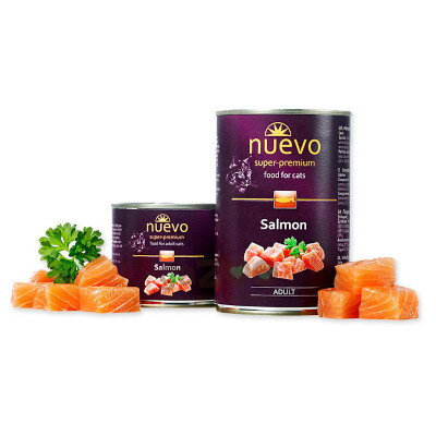 NUEVO Cat Adult Salmon 400g