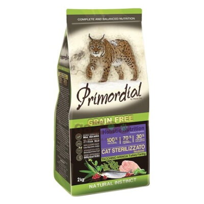 PRIMORDIAL Cat Sterilizzato Turkey & Herring 2kg