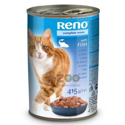 RENO Cat kúsky - ryba 415g