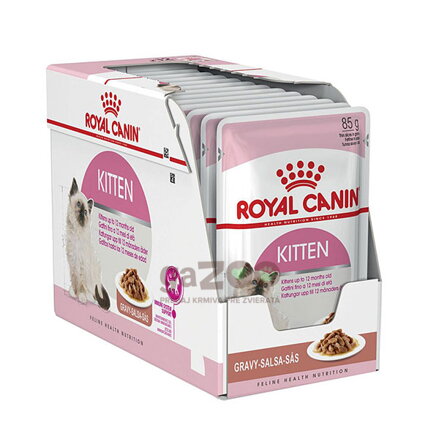 Royal Canin Kitten Instinctive Gravy kúsky v omáčke 12 x 85 g