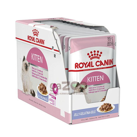 Royal Canin Kitten Instinctive Jelly kúsky v želé 12 x 85 g