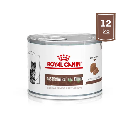 Royal Canin Veterinary Health Nutrition Cat Gastrointestinal Kitten Konzerva 12 x 195 g