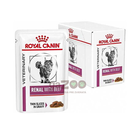 Royal Canin VHN Cat Renal Beef Gravy Kapsičky 12 x 85 g