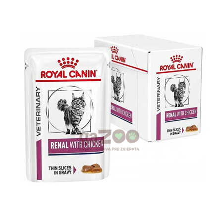 Royal Canin VHN Cat Renal Chicken Gravy Kapsičky 12 x 85 g