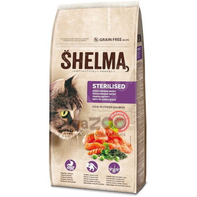 SHELMA Adult Sterile s čerstvým lososom 1,4kg