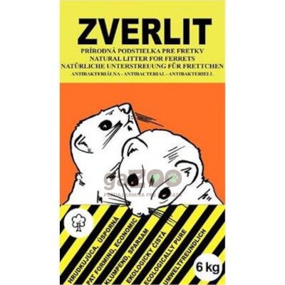 ZVERLIT hnedý podstielka pre fretky 6kg