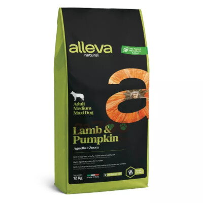 ALLEVA NATURAL dog Adult medium & maxi Lamb & Pumpkin 12kg