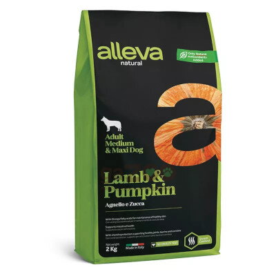 ALLEVA NATURAL dog Adult medium & maxi Lamb & Pumpkin 2kg