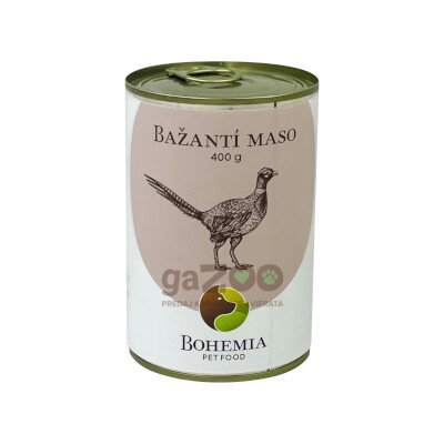 BOHEMIA Bažantie mäso vo vlastnej šťave 400g
