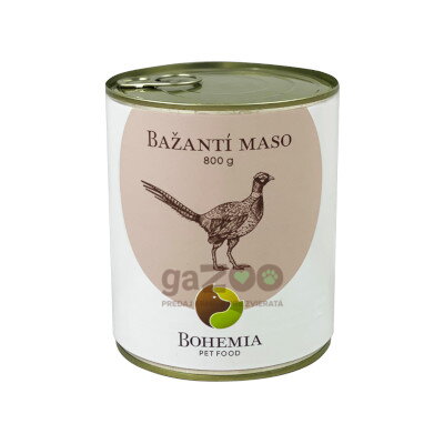 BOHEMIA Bažantie mäso vo vlastnej šťave 800g