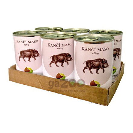 BOHEMIA Diviačie mäso vo vlastnej šťave 6x400g