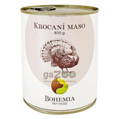 BOHEMIA Morčacie mäso vo vlastnej šťave 800g