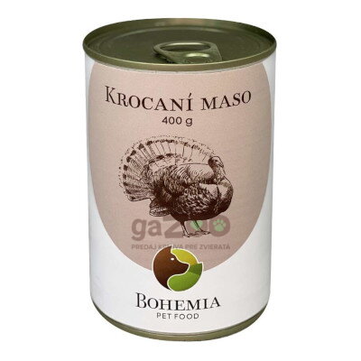 BOHEMIA Morčacie mäso vo vlastnej šťave 400g