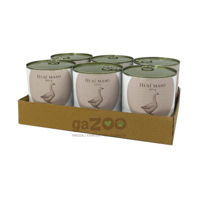 BOHEMIA Husie mäso vo vlastnej šťave 6x800g