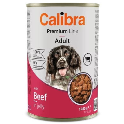 CALIBRA Dog Premium konzerva Beef 1240g