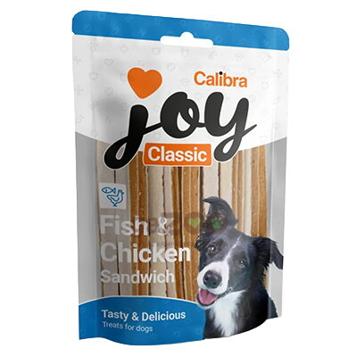 Calibra Joy Dog Classic Fish&Chicken Sandwich 250g NEW