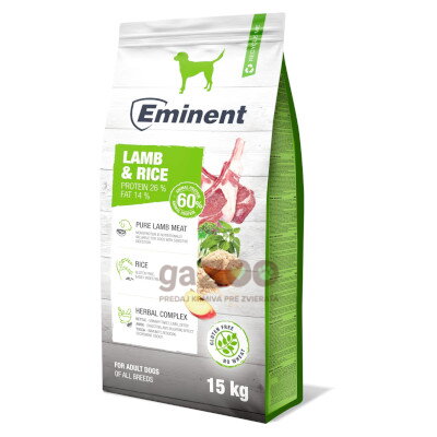 EMINENT Lamb & Rice High Premium 15kg