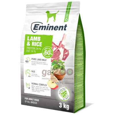 EMINENT Lamb & Rice High Premium 3kg