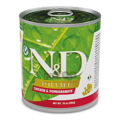 N&D dog PRIME Chicken & Pomegranate konzerva 285g
