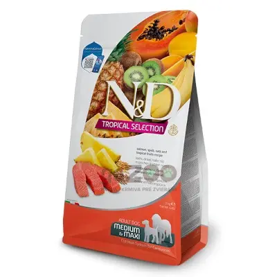 N&D dog TROPICAL SELECTION (AG) adult medium & maxi, salmon 2kg