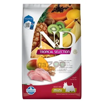 N&D dog TROPICAL SELECTION (AG) adult mini, chicken 5kg