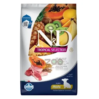 N&D dog TROPICAL SELECTION (AG) puppy mini, lamb 5kg