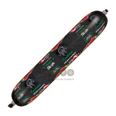 FITMIN dog Fot Life Jahňacia saláma so zeleninou a ryžou pre psy 900g