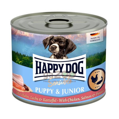 HAPPY DOG Puppy Lachs - losos 200g