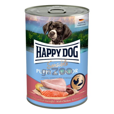 HAPPY DOG Puppy Lachs - losos 400g